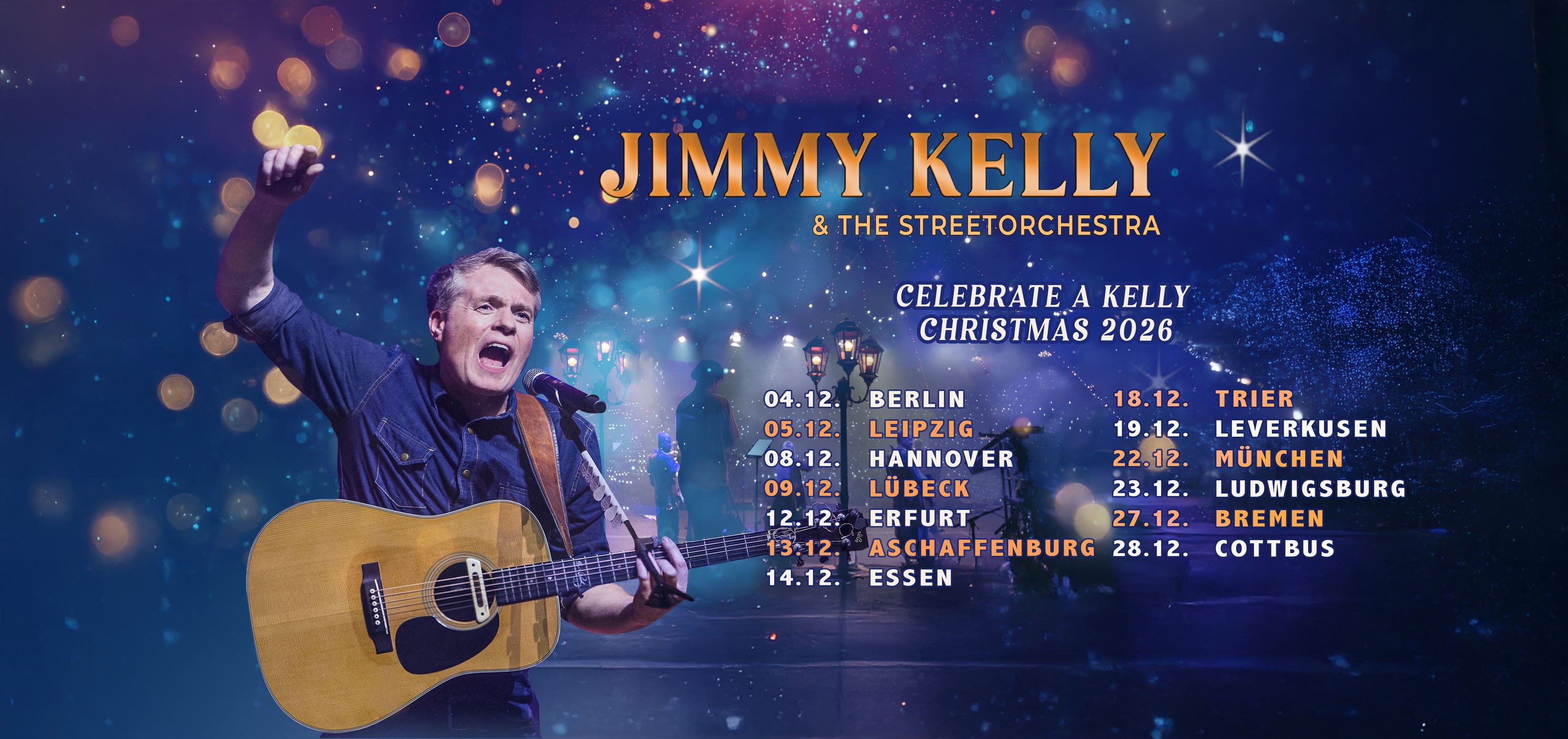Jimmy Kelly Celebrate a Kelly Christmas Tour Poster 2026